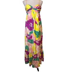Shoshanna Floral Tropical Maxi Dress